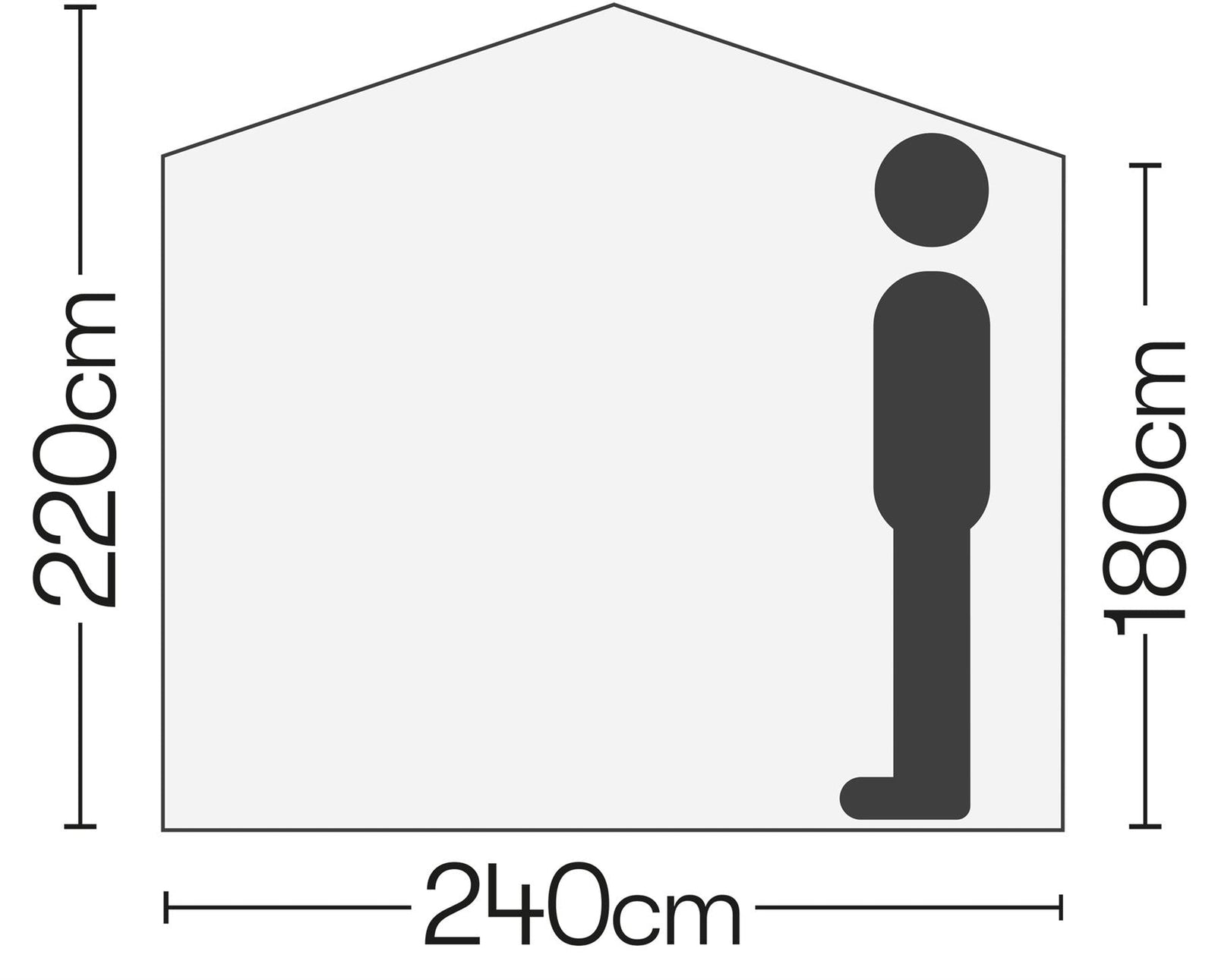 Quest Screen House 4 Pro pop up Gazebo (Grey)