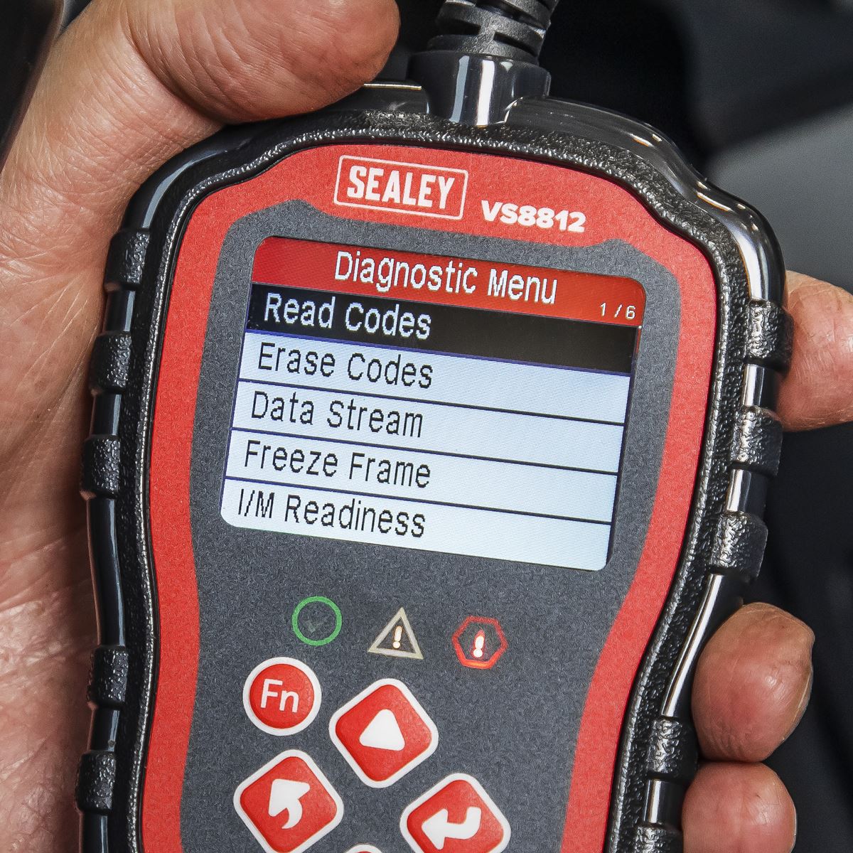 Sealey EOBD OBDII Code Reader Live Data Colour Screen MIL Light Reset