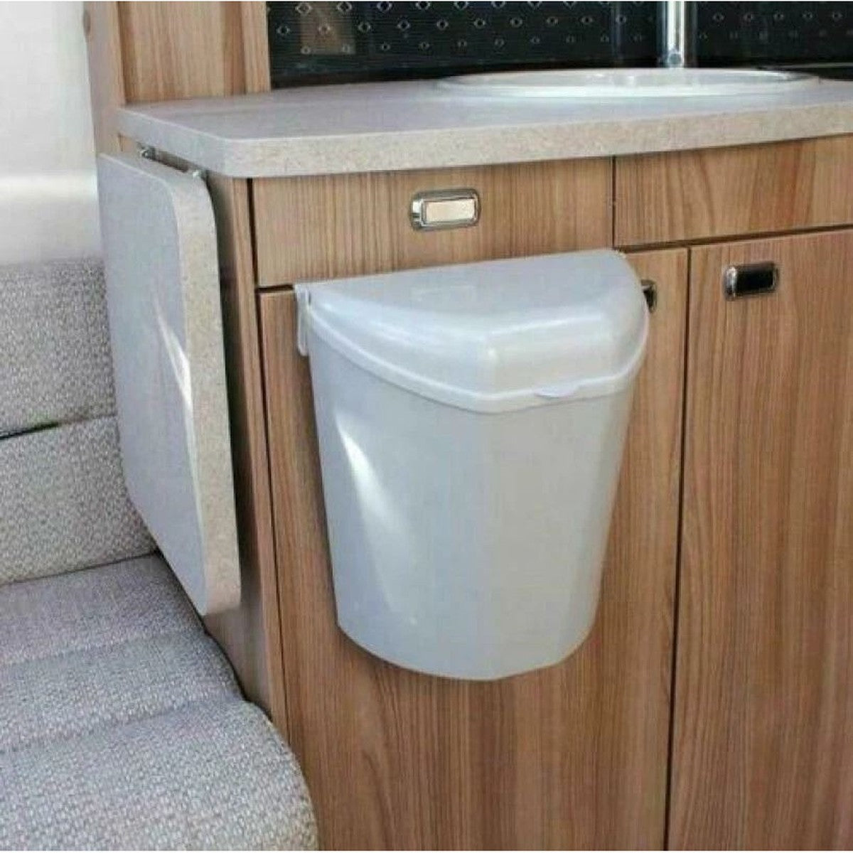 Leisurewize Caravan, Motorhomes, Boats & Home Cupboard Compact 6L Small Mini Bin