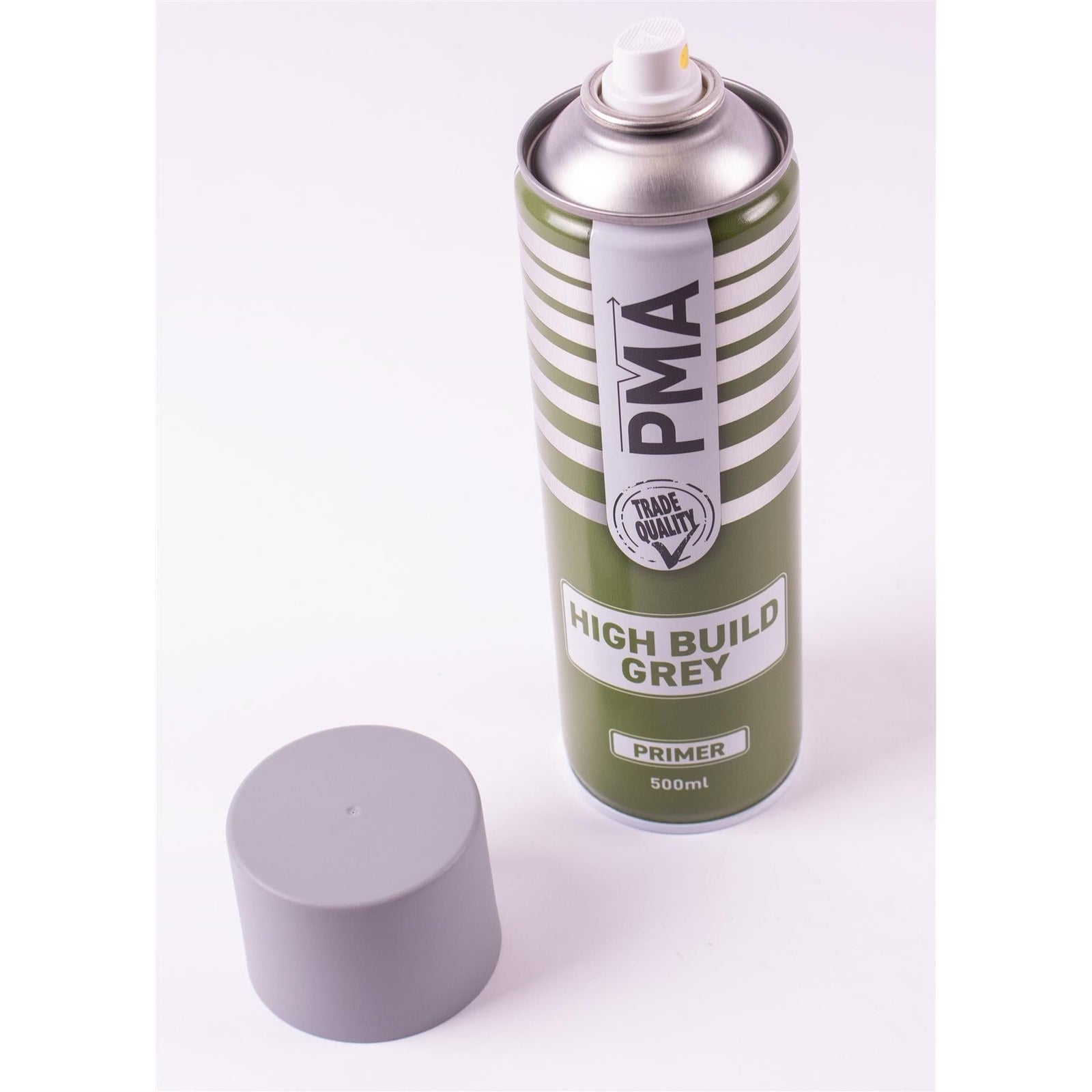 3x High Build Primer - 500ml Spray On Paint - Autotek Grey Aerosol High Coverage