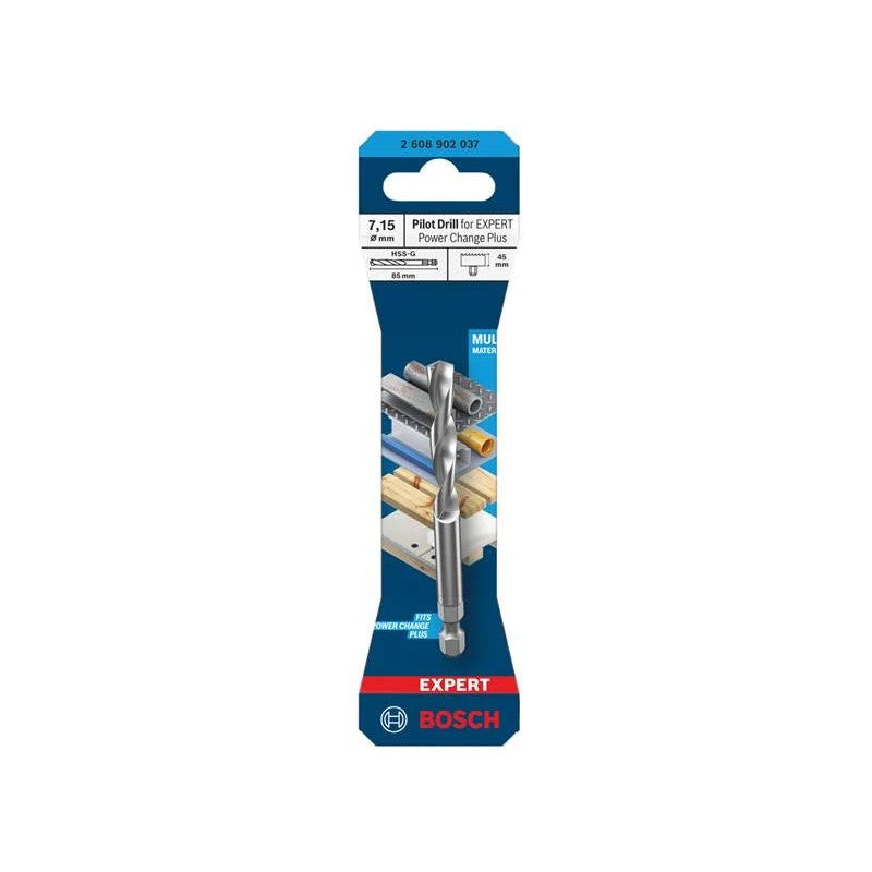 Bosch Powertool Accessories EXPERT Power Change Plus Pilot Drill 7.15 x 85mm