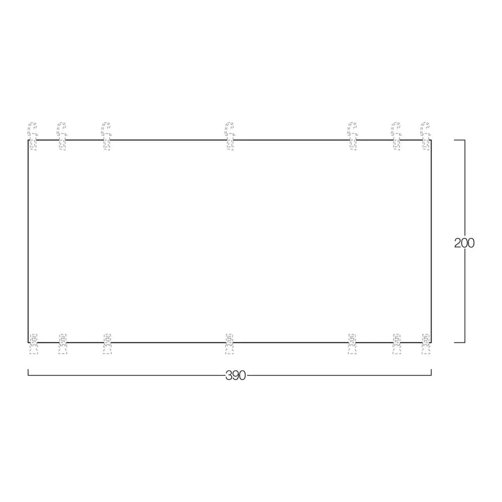 Vango Caravan Awning Front Canopy Grey Violet