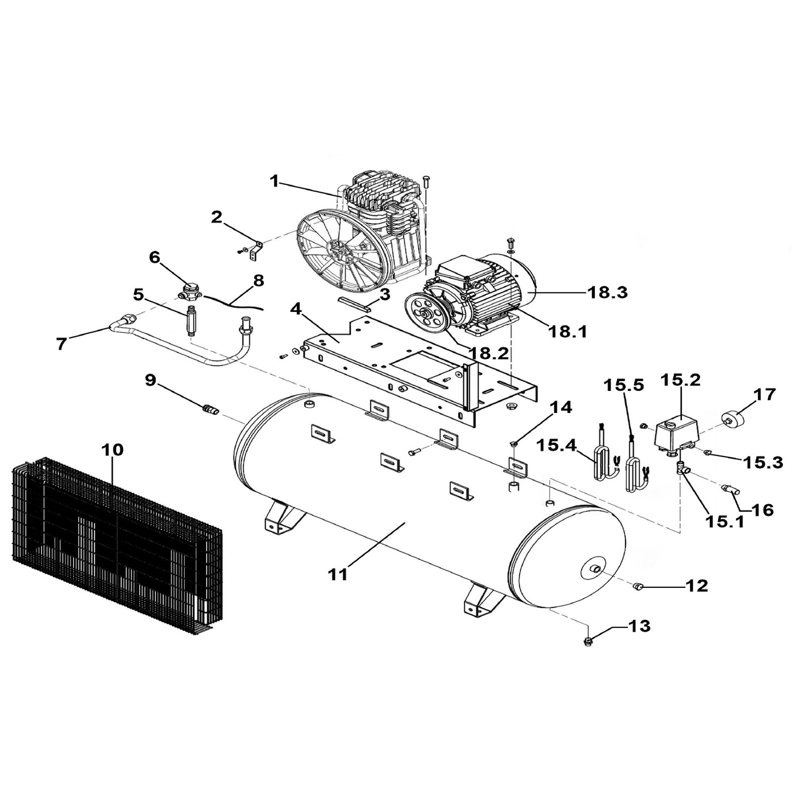 Sealey Motor 5.5hp 230V SAC1127380008