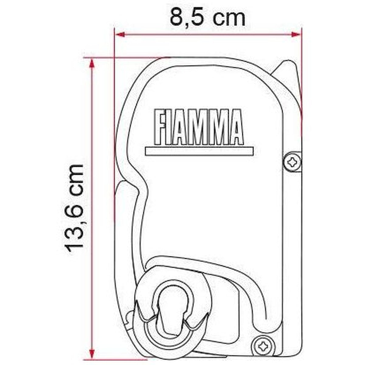 Fiamma F45S 450cm Motorhome Awning Canopy Polar White Cassette Sahara Canopy