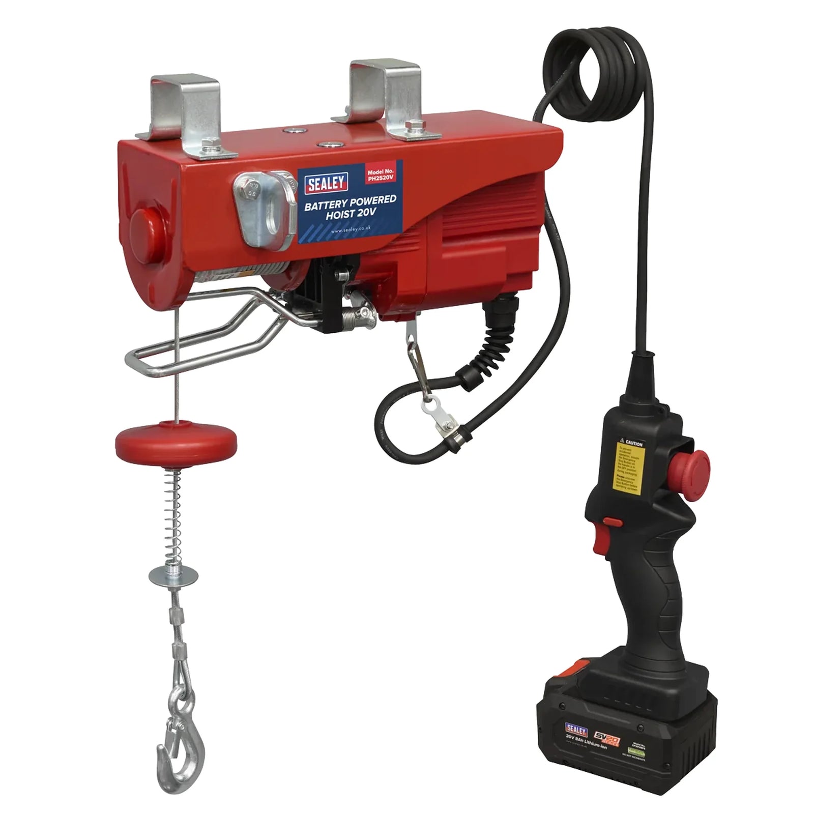 Sealey SV20 Series Battery Powered Hoist 20V - Body Only - PH2520V