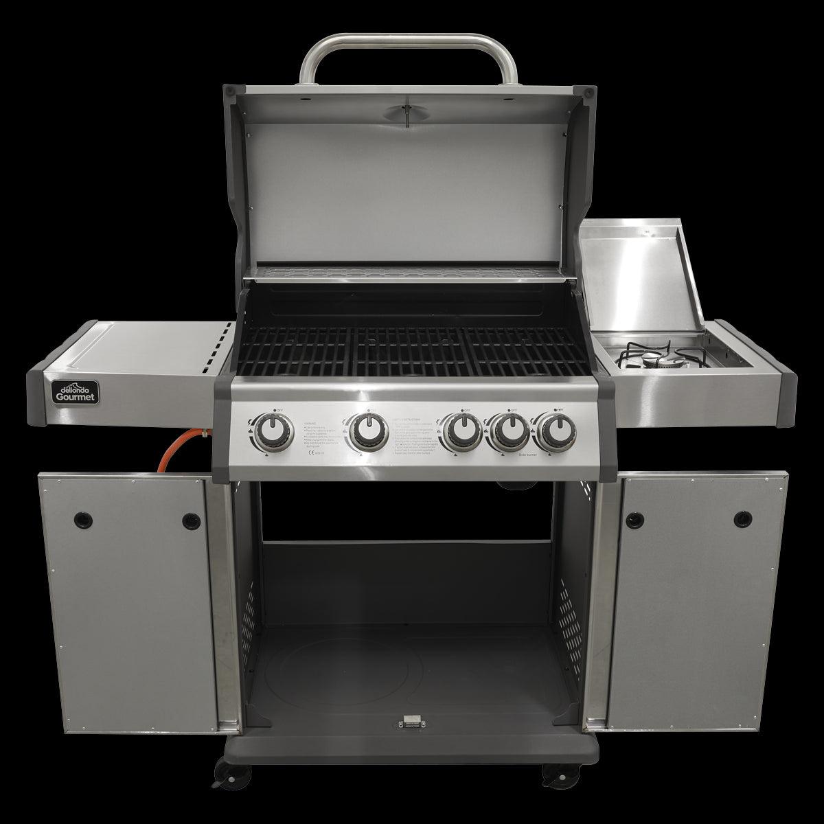Dellonda 4+1 Burner Deluxe Gas BBQ