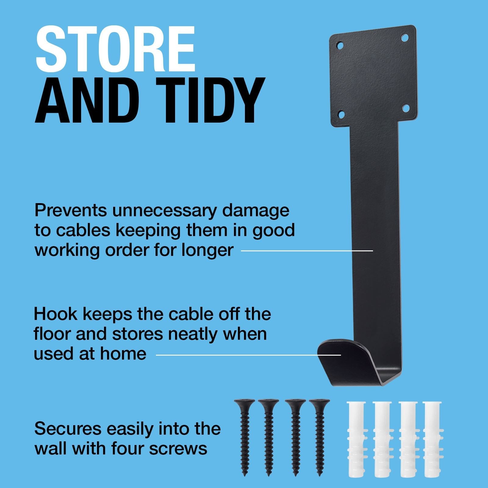 Ring Automotive REVA112 EV cable wall storage hook