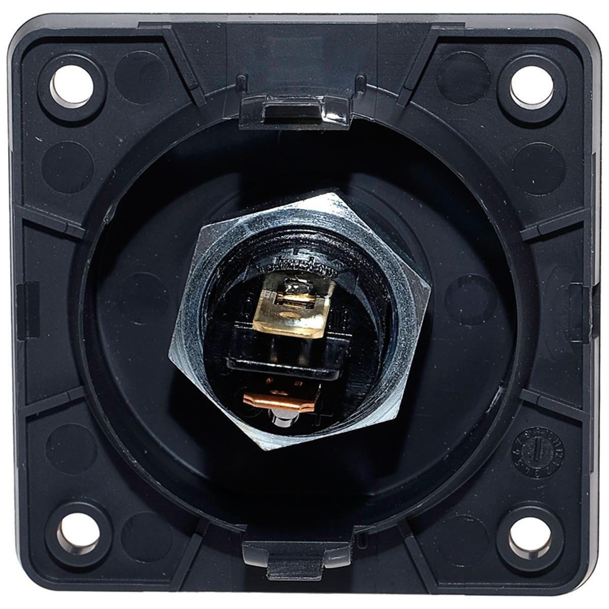 Single Pole Socket Anthracite (21223A) High Quality Socket for Your Caravan