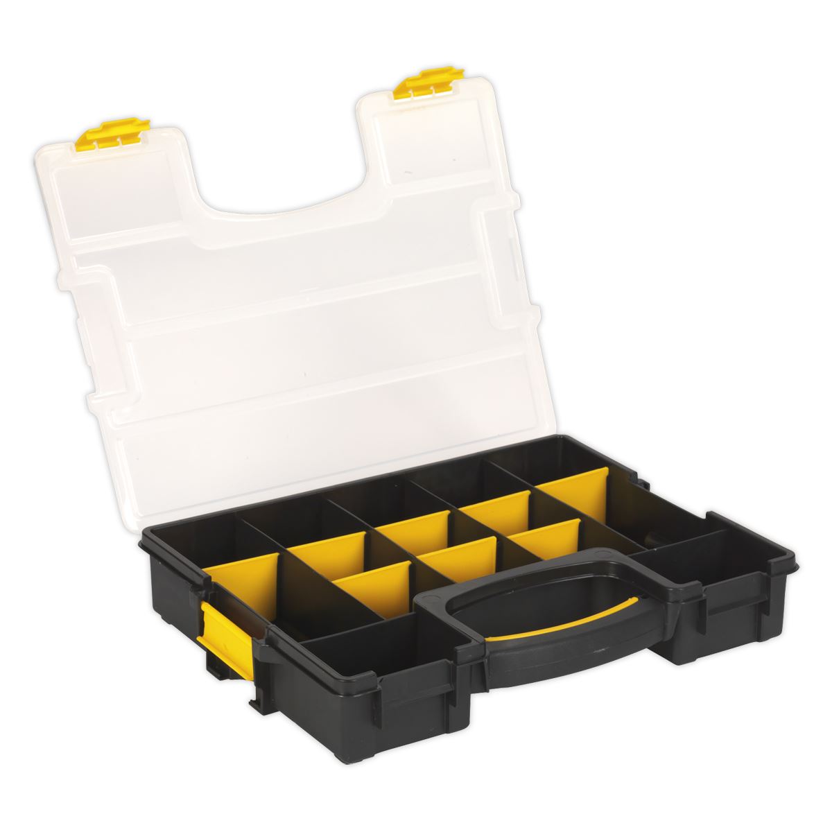 Sealey Tool Box Organiser Stackable Storage Case Parts Tray Fixings Toolbox