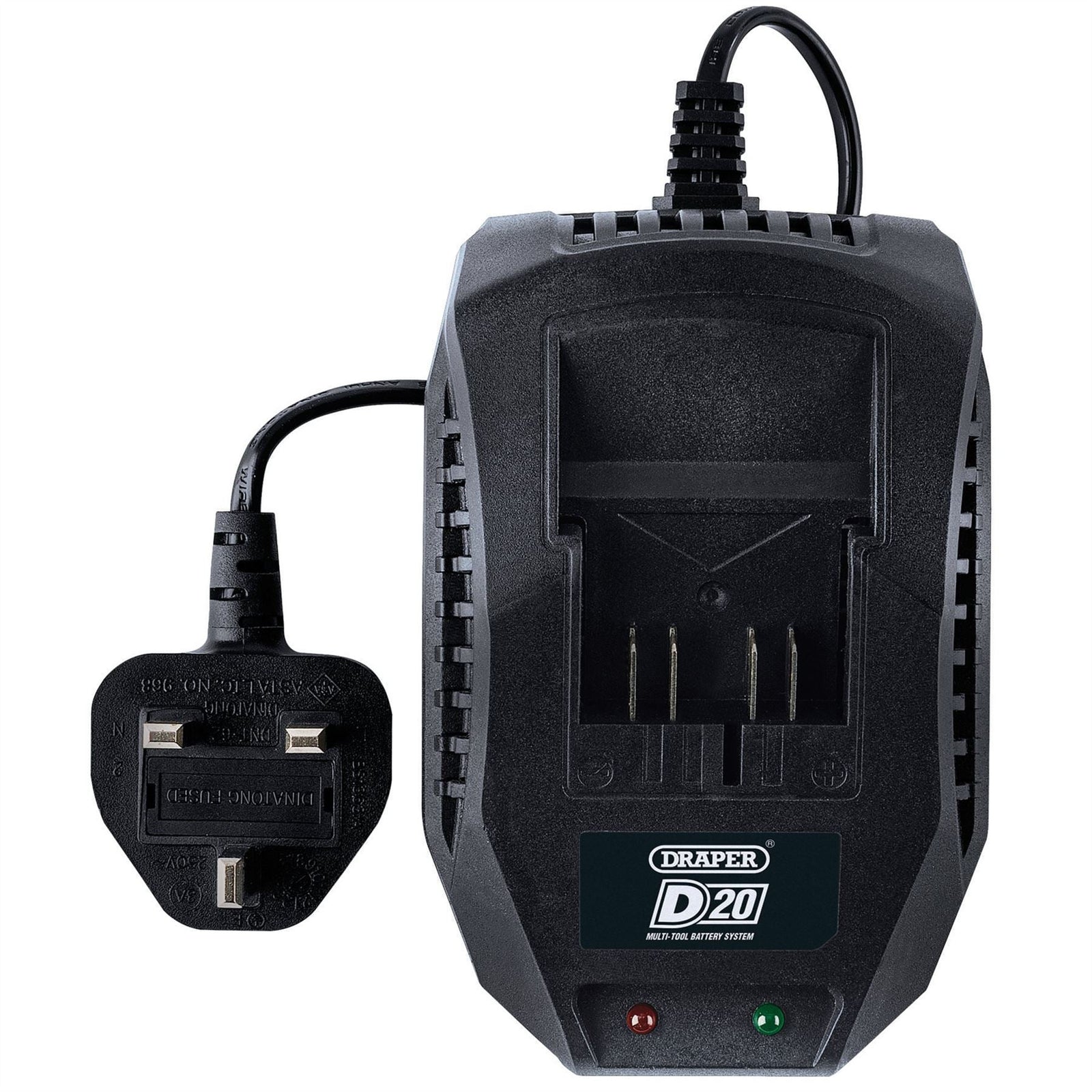 Draper D20 20V Li-ion Battery Charger, 2.4A 97914
