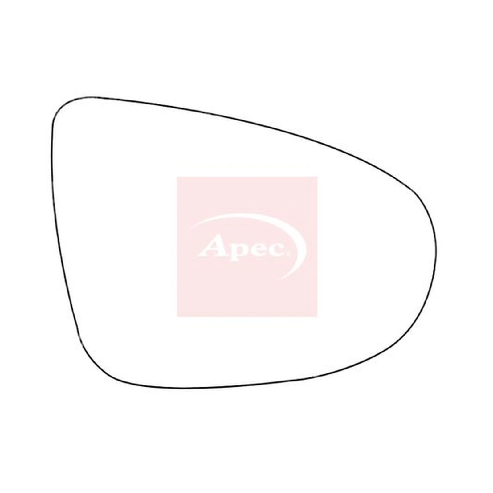 Apec Exterior Wing Mirror Glass Right AMS2048