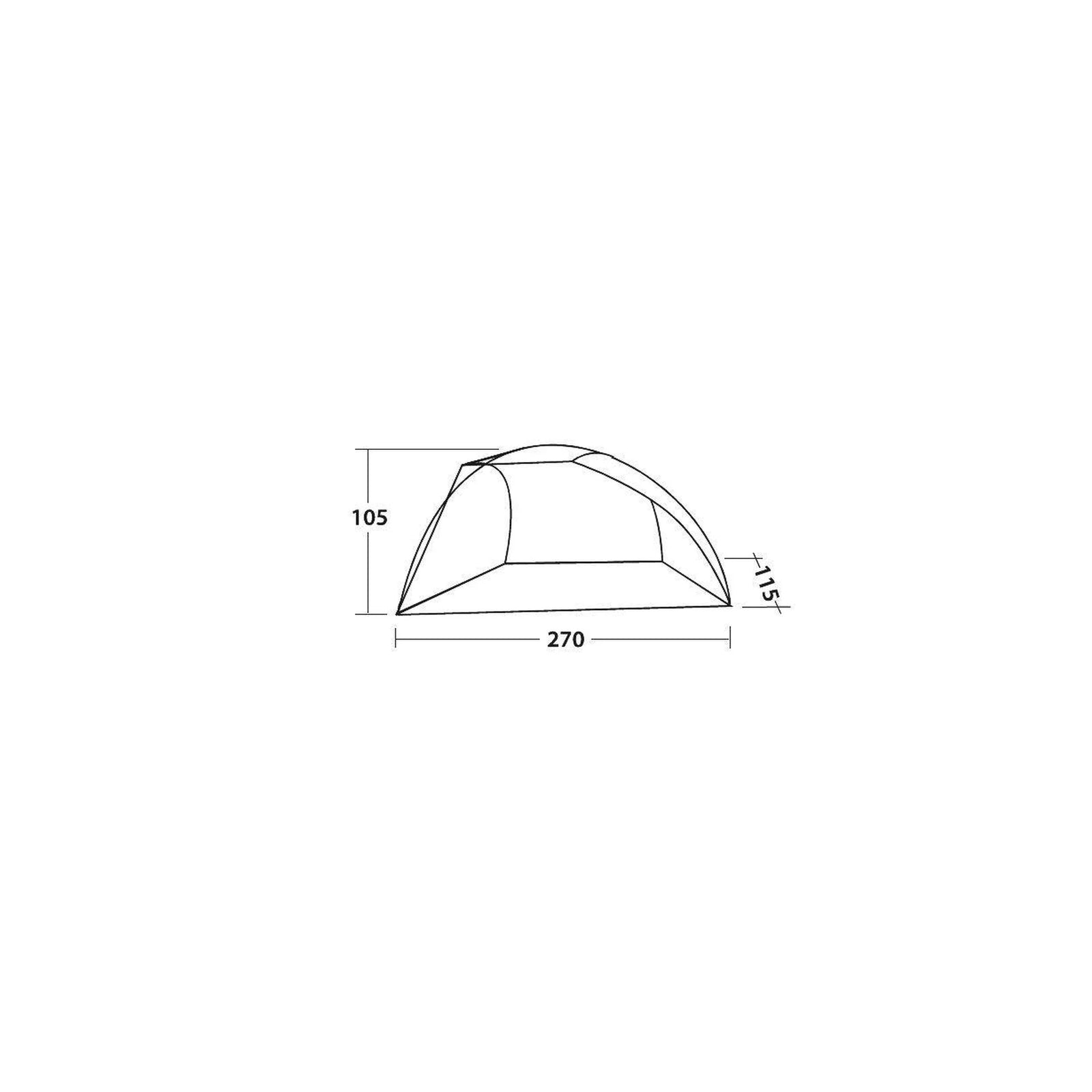 Easy Camp Beach Tent 120429 +50 UV Protection