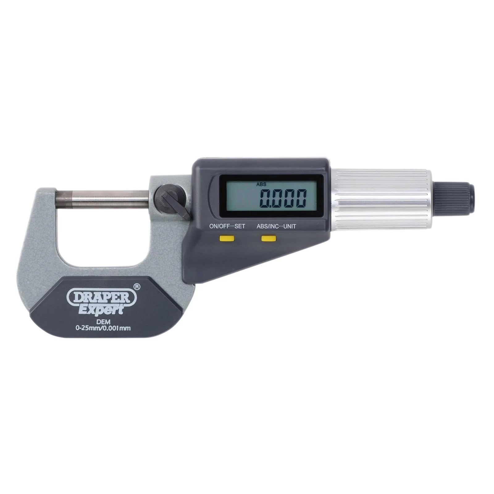 Draper Expert Digital External Micrometer, 0-25mm - DEM1