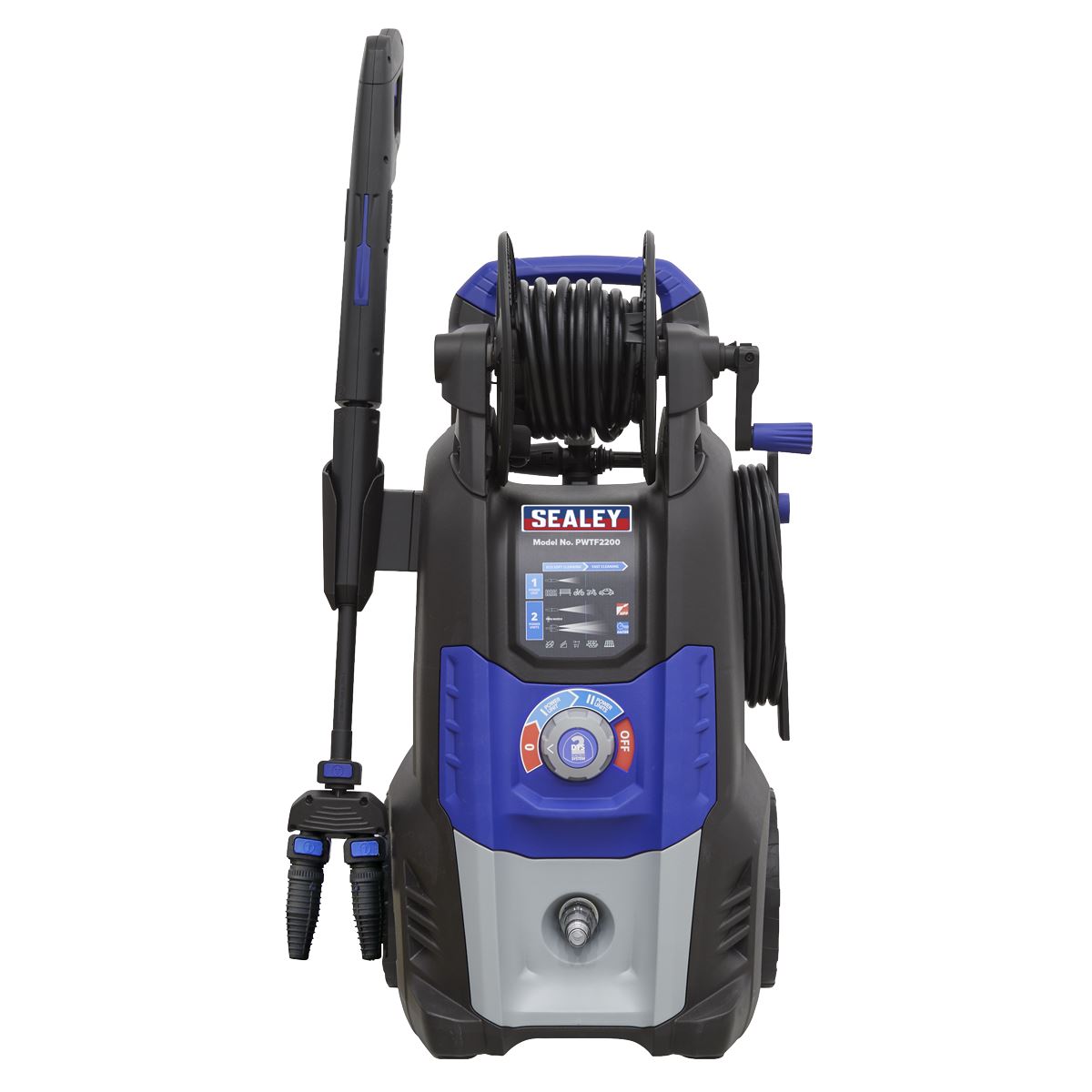 Sealey Pressure Washer 150bar 810L/hr Twin Pump with TSS & Rotablast Nozzle