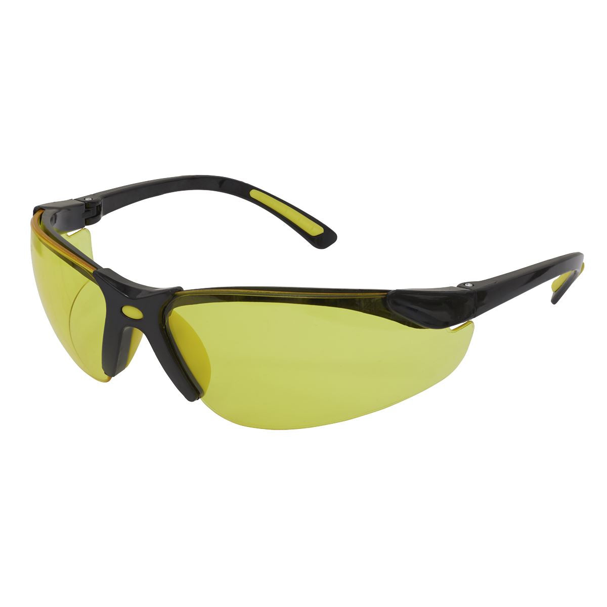 Worksafe Worksafe Zante Style Amber Lens Safety Glasses with Flexi Arms 9215