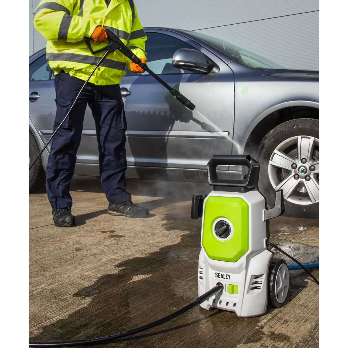 Sealey Pressure Washer with Snow Foam 100bar 390L/hr PW1610COMBO