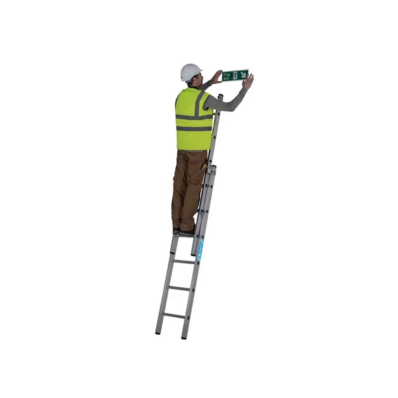 Zarges Everest Square-Rung Extension Ladder 2-Part 2 x 6 - 402626