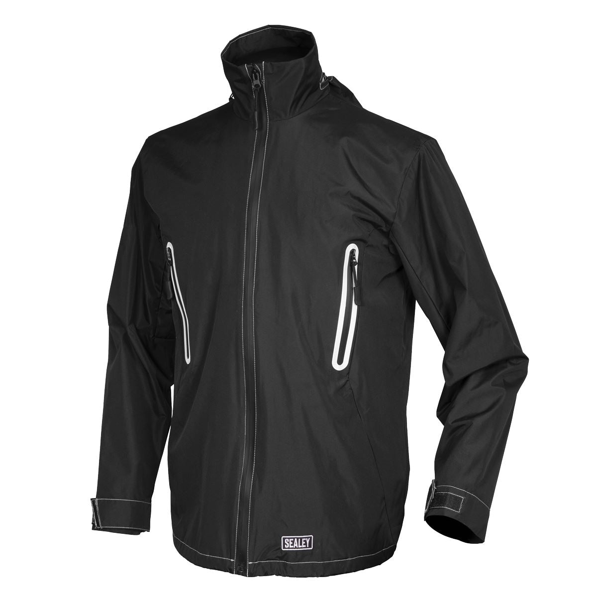 Sealey 5V Heated Rain Jacket with Power Bank 20Ah - Large HJ07KIT