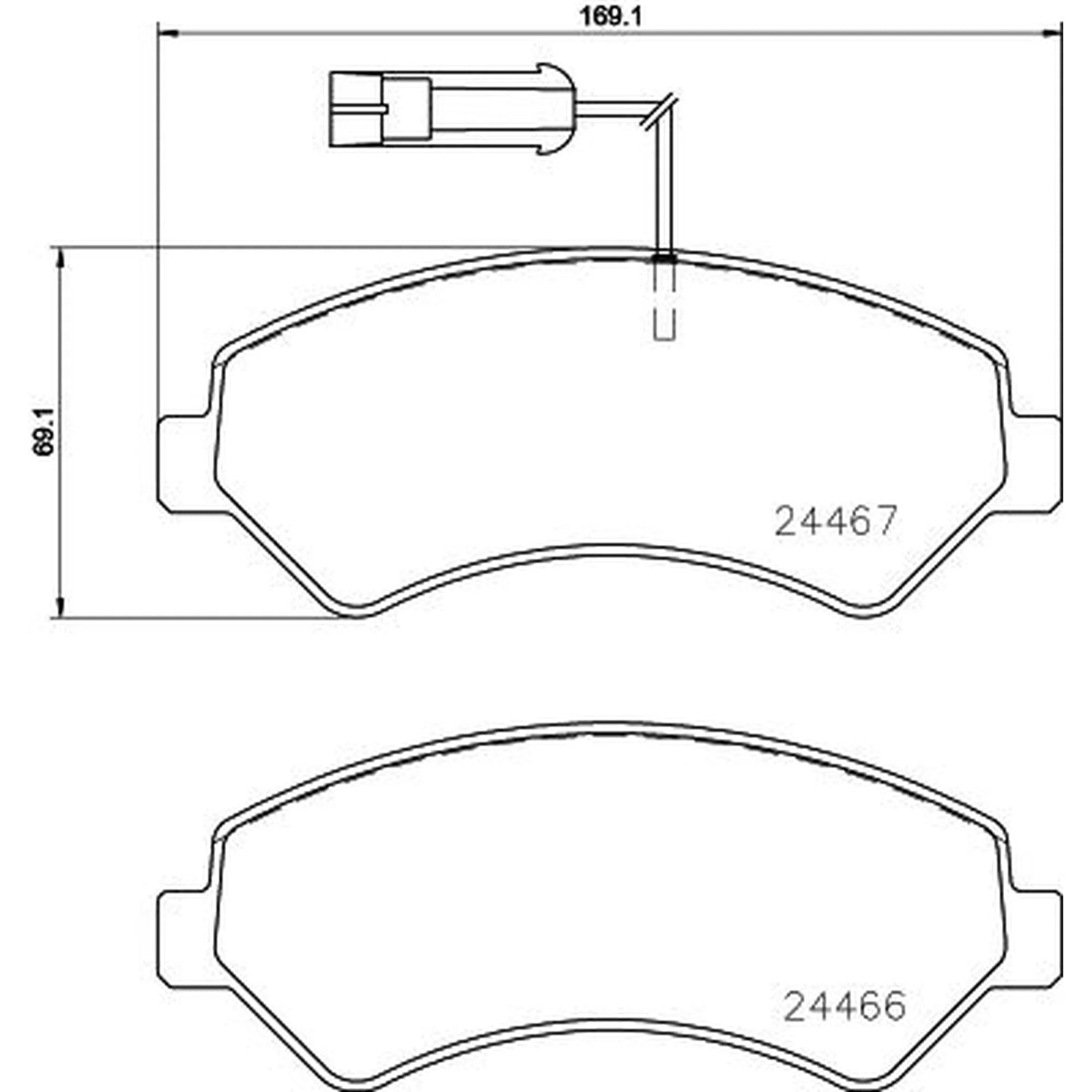 Mintex Lcv Van Kits internally vented 300mm MVK0012
