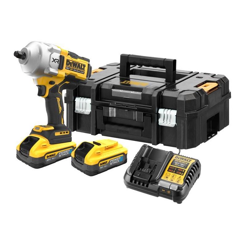 Dewalt Power Tools DCF961H2T High Torque 1/2in Impact Wrench 18V 2 x POWERSTACK™ 5.0Ah Li-ion
