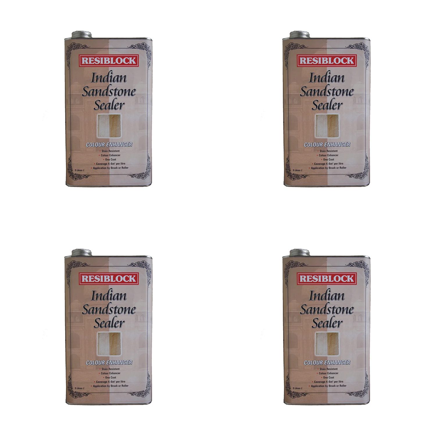 Everbuild Sika Resiblock Indian Sandstone Sealer Colour Enhancer 5 litre