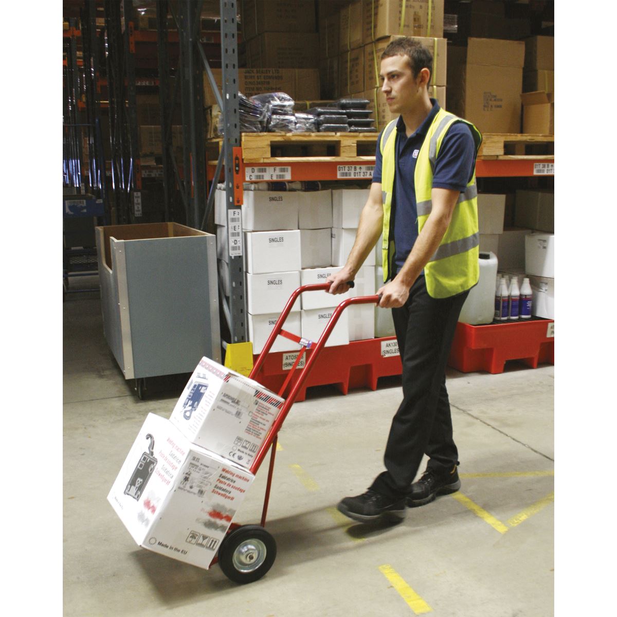 Sealey Sack Truck with Solid Tyres 150kg Capacity CST983