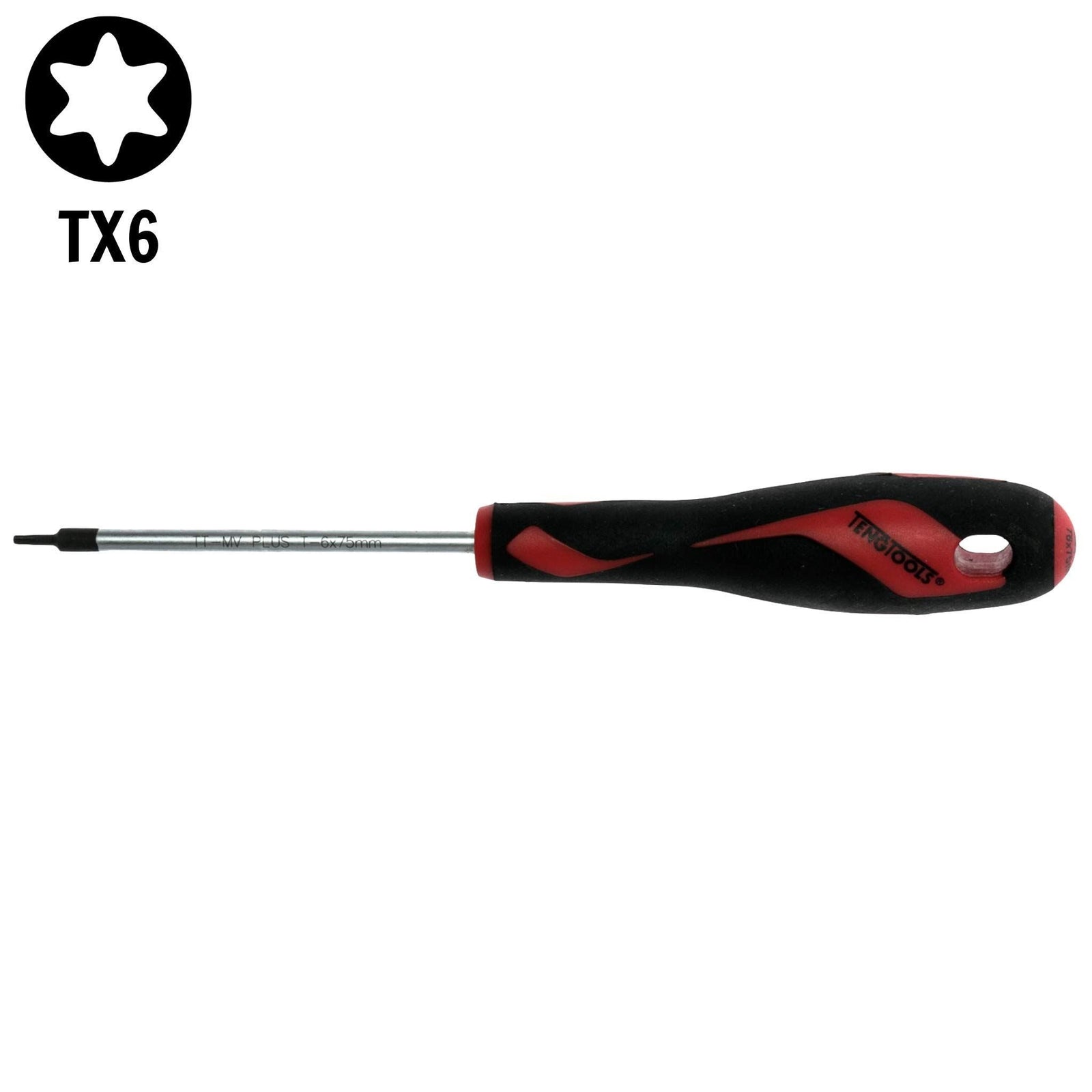 Teng Tools TX Screwdriver TX6 x 75mm S