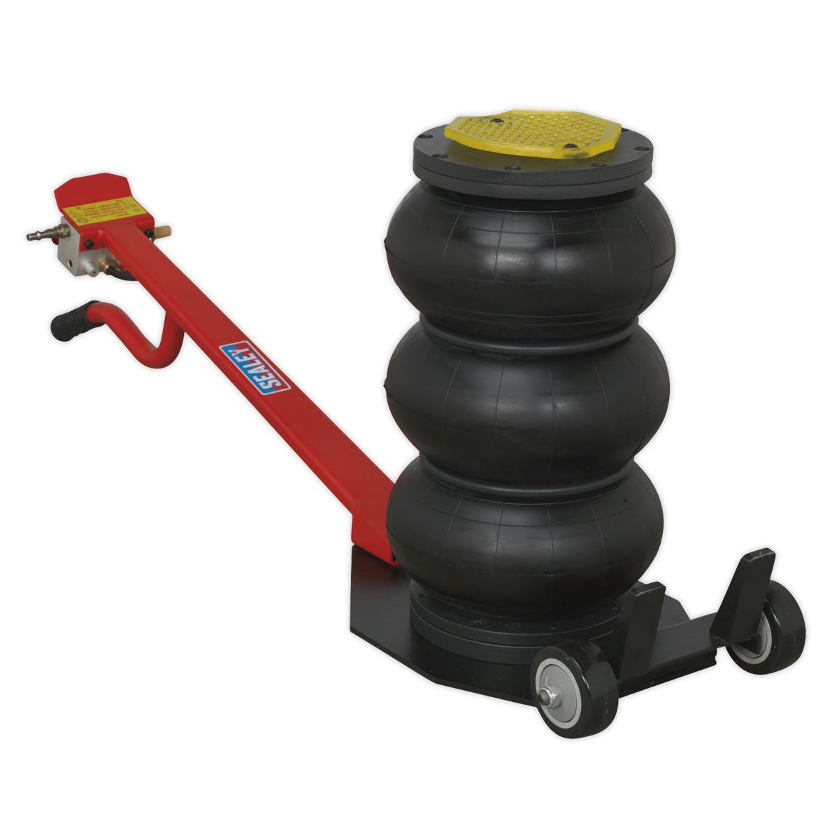 Sealey Premier Air Operated Fast Jack 3t Three Stage - Long Handle PAFJ3