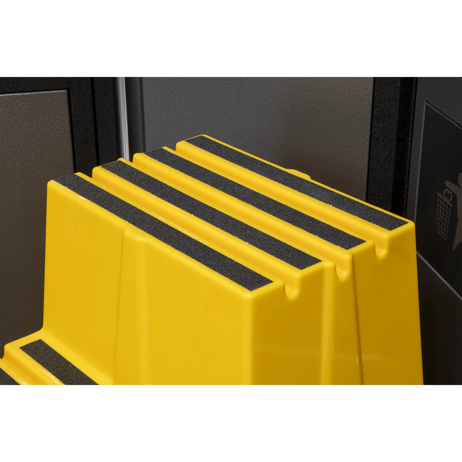 Sealey Heavy-Duty 3-Step Safety Steps 150kg Capacity Yellow