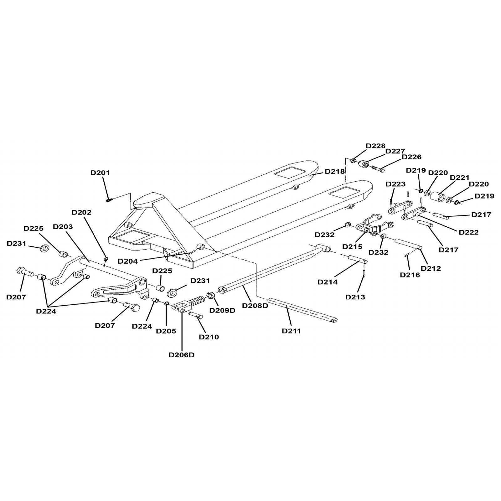 Sealey Spring Pin M8 x 38 PT2200-V2-D145
