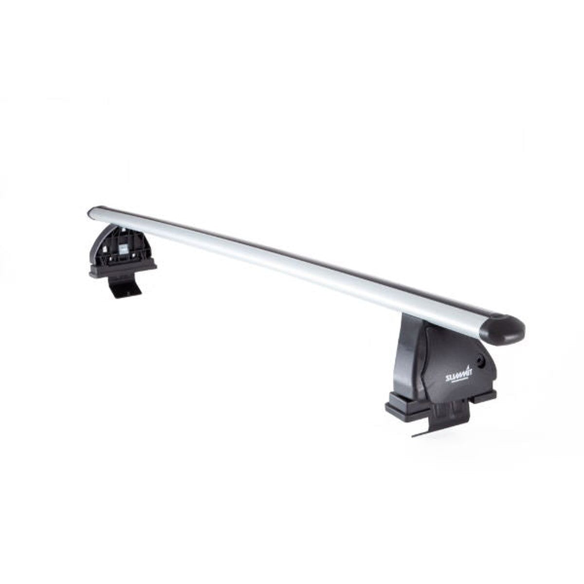Summit Premium Aluminium Standard Roof Multi-Fit Roof Bars, Lockable, 1.30m, 2 Bar System