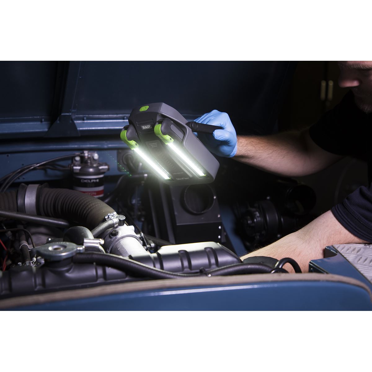 Sealey Rechargeable Floodlight/Inspection Light Docking Station Kit