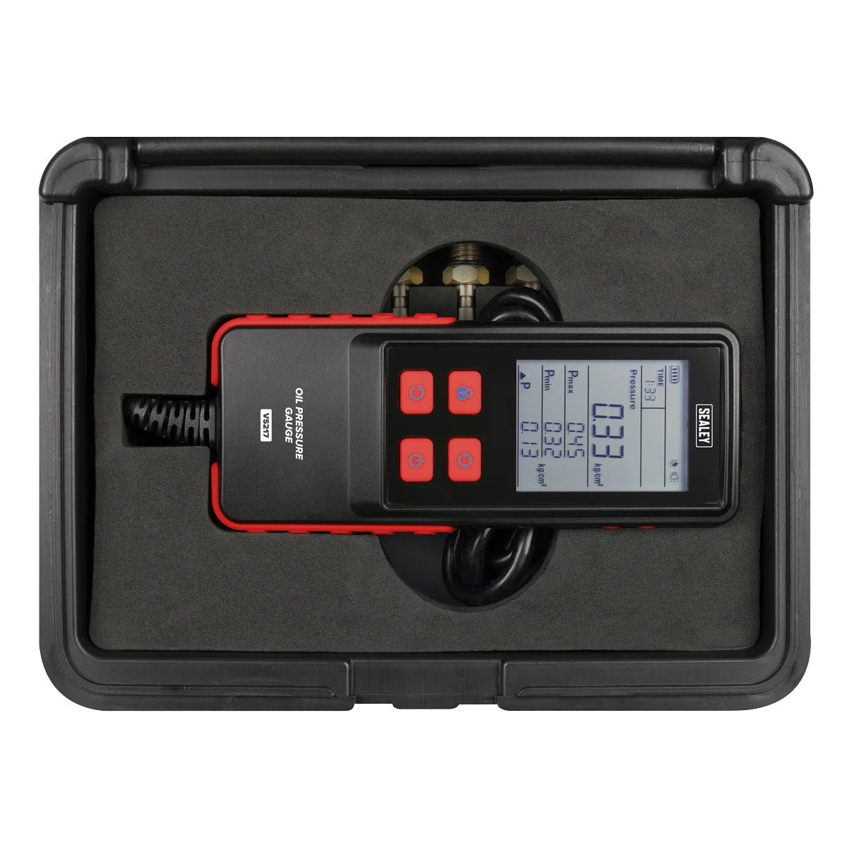 Sealey Digital Oil Pressure Test Kit VS217 18 Piece
