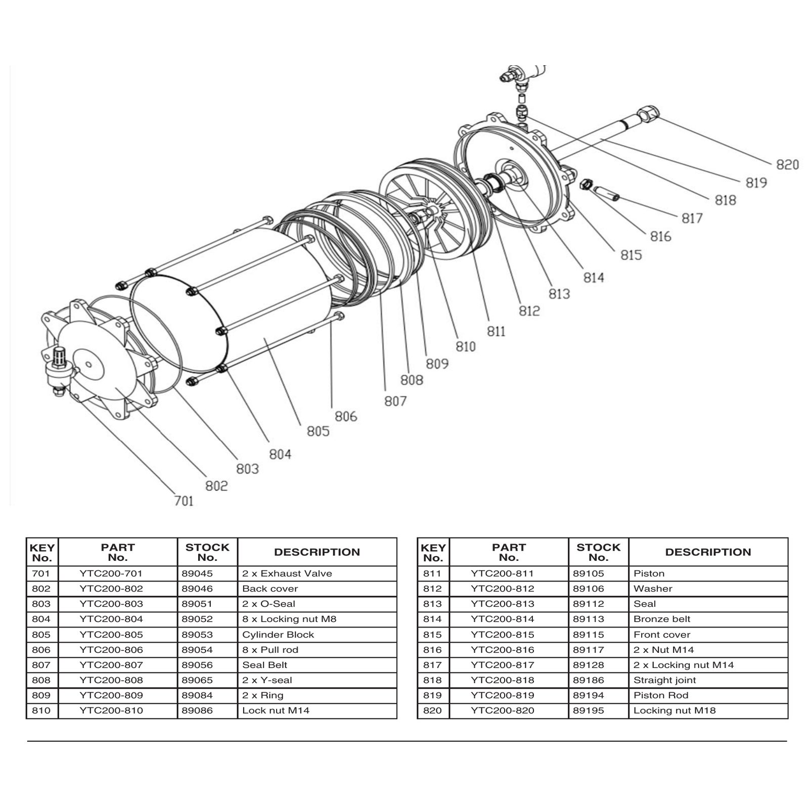 Draper Rubber Buffer YTC200-317 87807