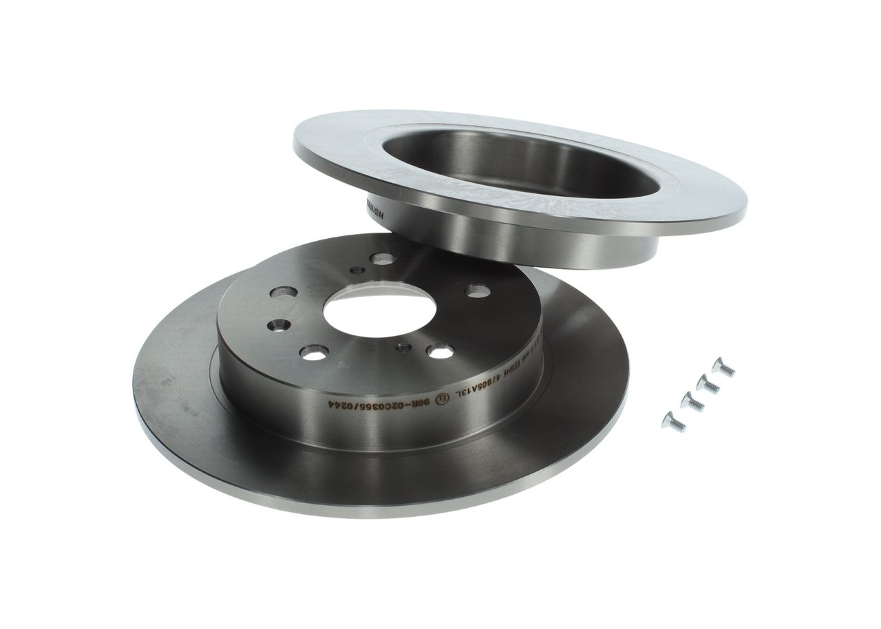 Bosch 2 x Solid 278mm Brake Disc 0986479047