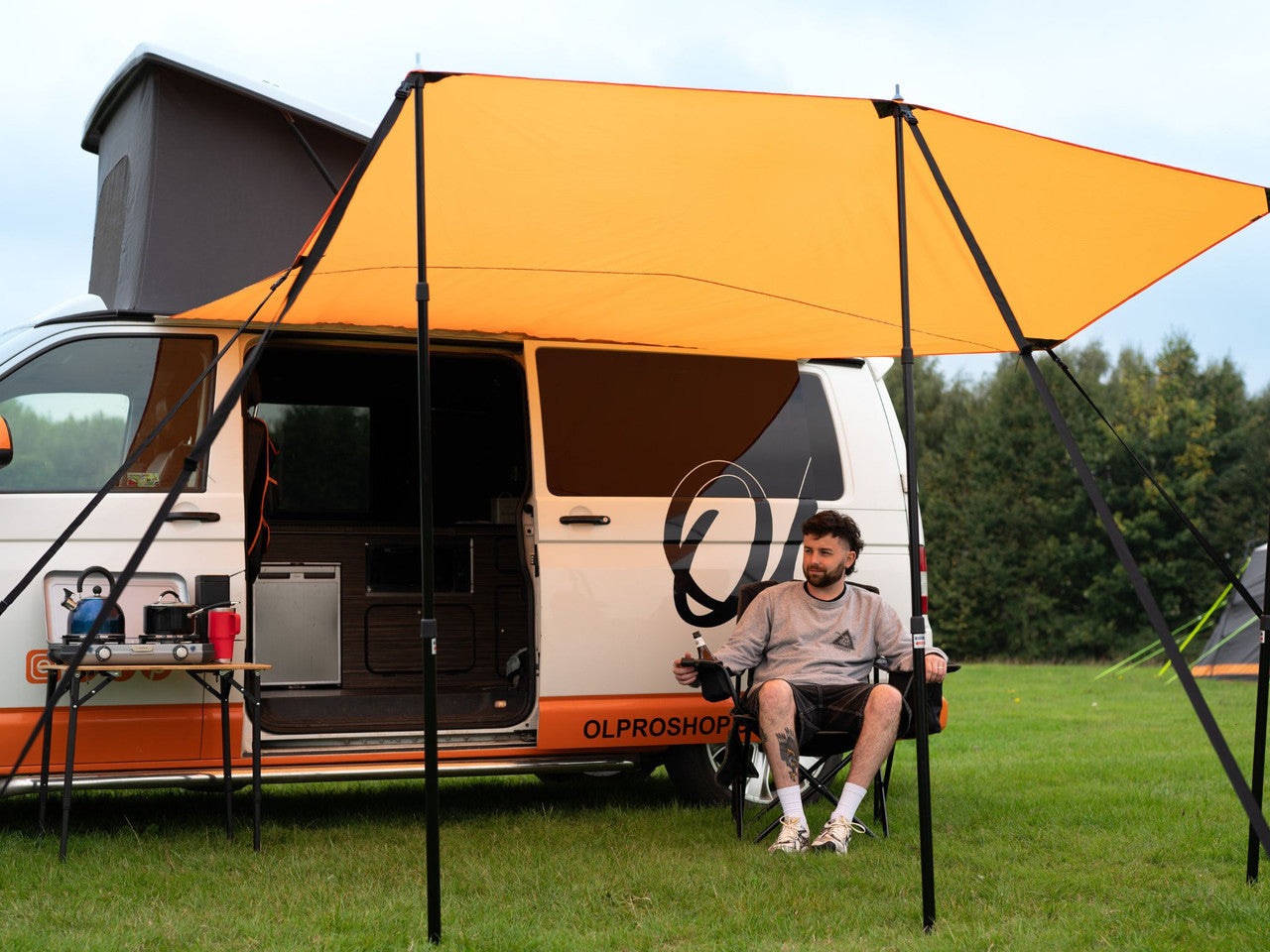 Olpro Rectangle Canopy/Shade (Orange l)