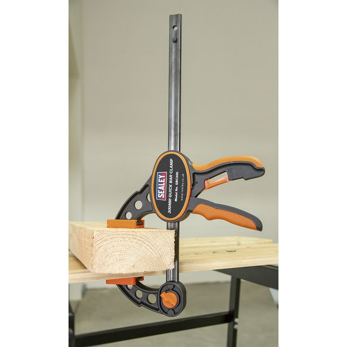 Sealey Quick Bar Clamp 300mm 2pc Set QBC3002