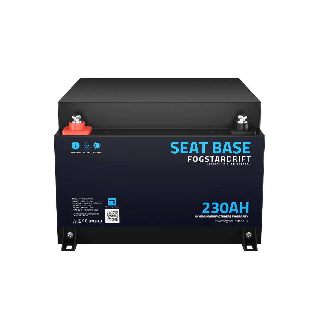 Fogstar 12v 230Ah Seat Base - LiFeP04 Battery
