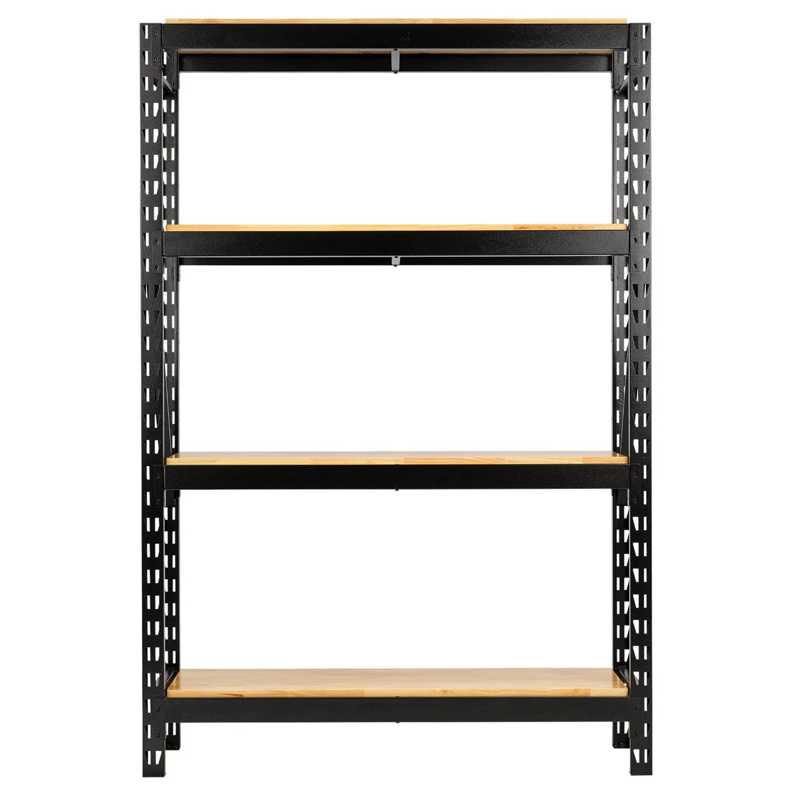 BUNKER 18 Piece Modular 4 Tier Racking with Hardwood Shelving, 1500mm