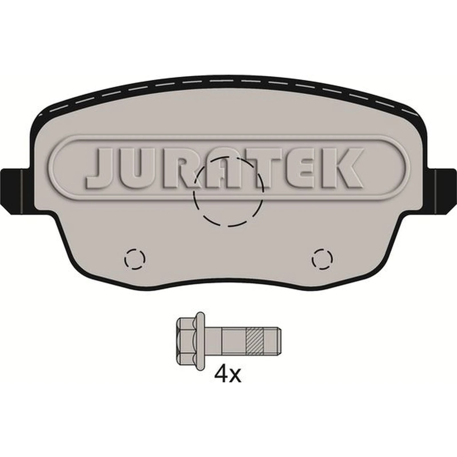 Juratek Front Brake Pad Set JCP1419
