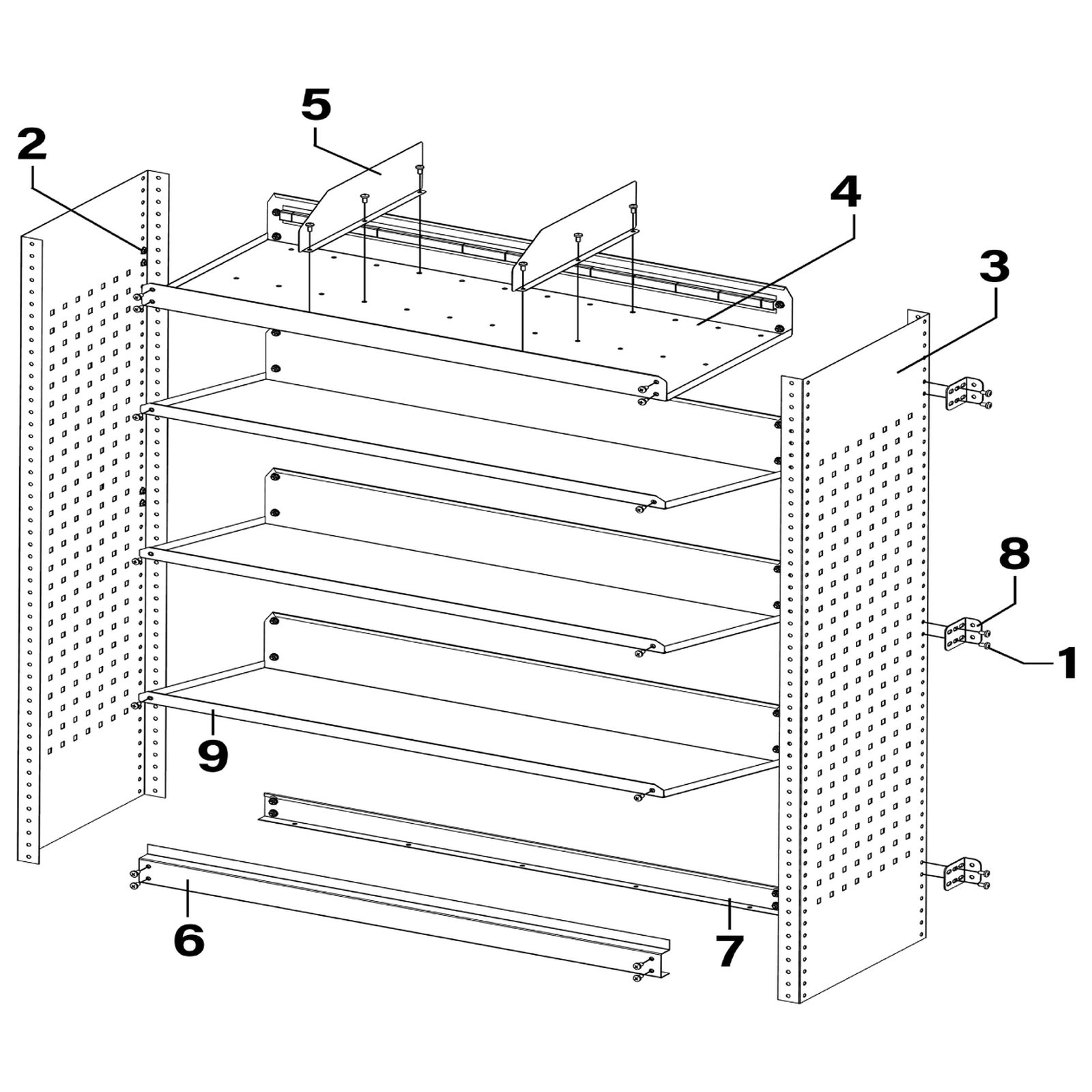 Sealey Shelf (Slanted) APMSV02-09