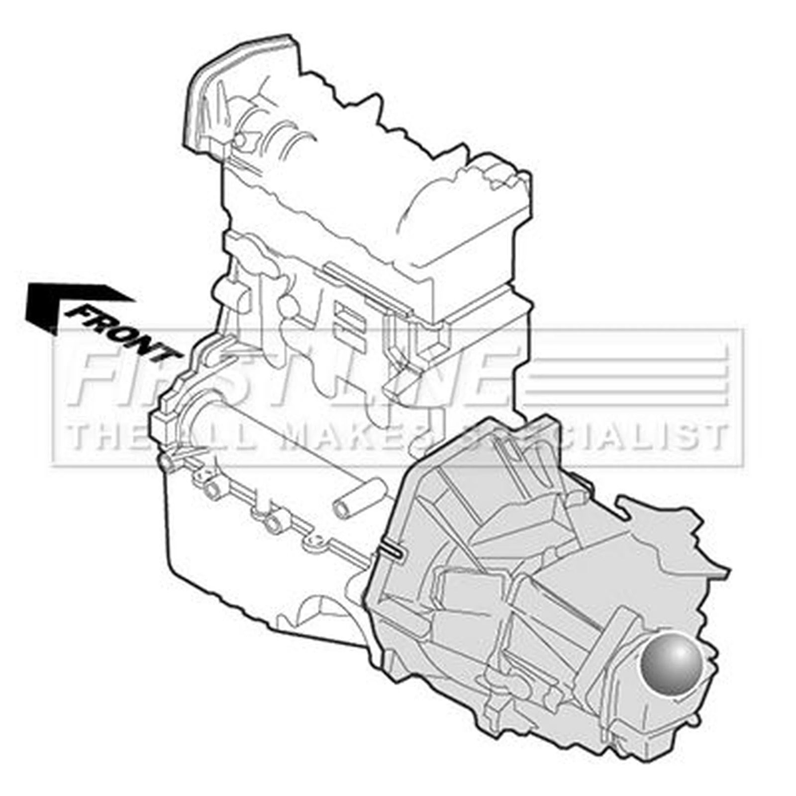 First Line Engine Mount Mounting fits Mercedes-Benz C-Class 1997-2000