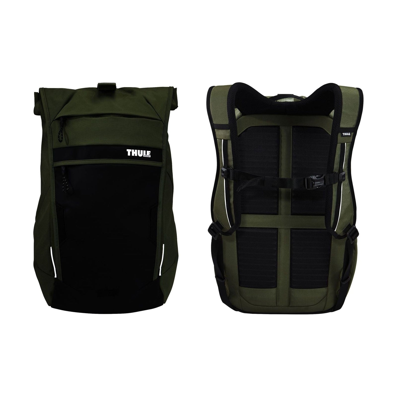 Thule Paramount Commuter Rucksack 18L Olivine Green Cycling Backpack