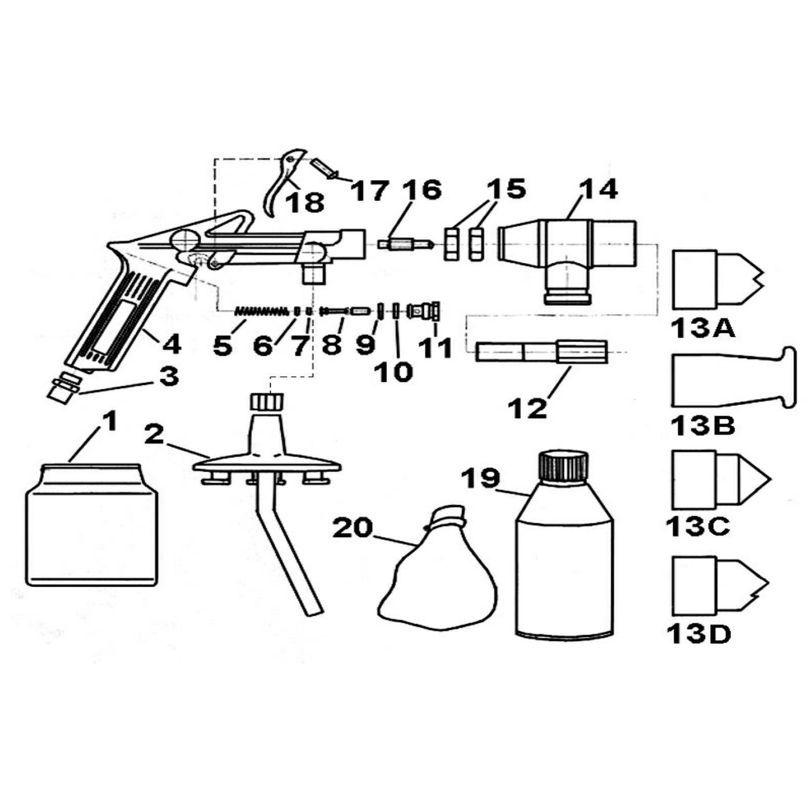 Sealey Trigger pin SG10E.17