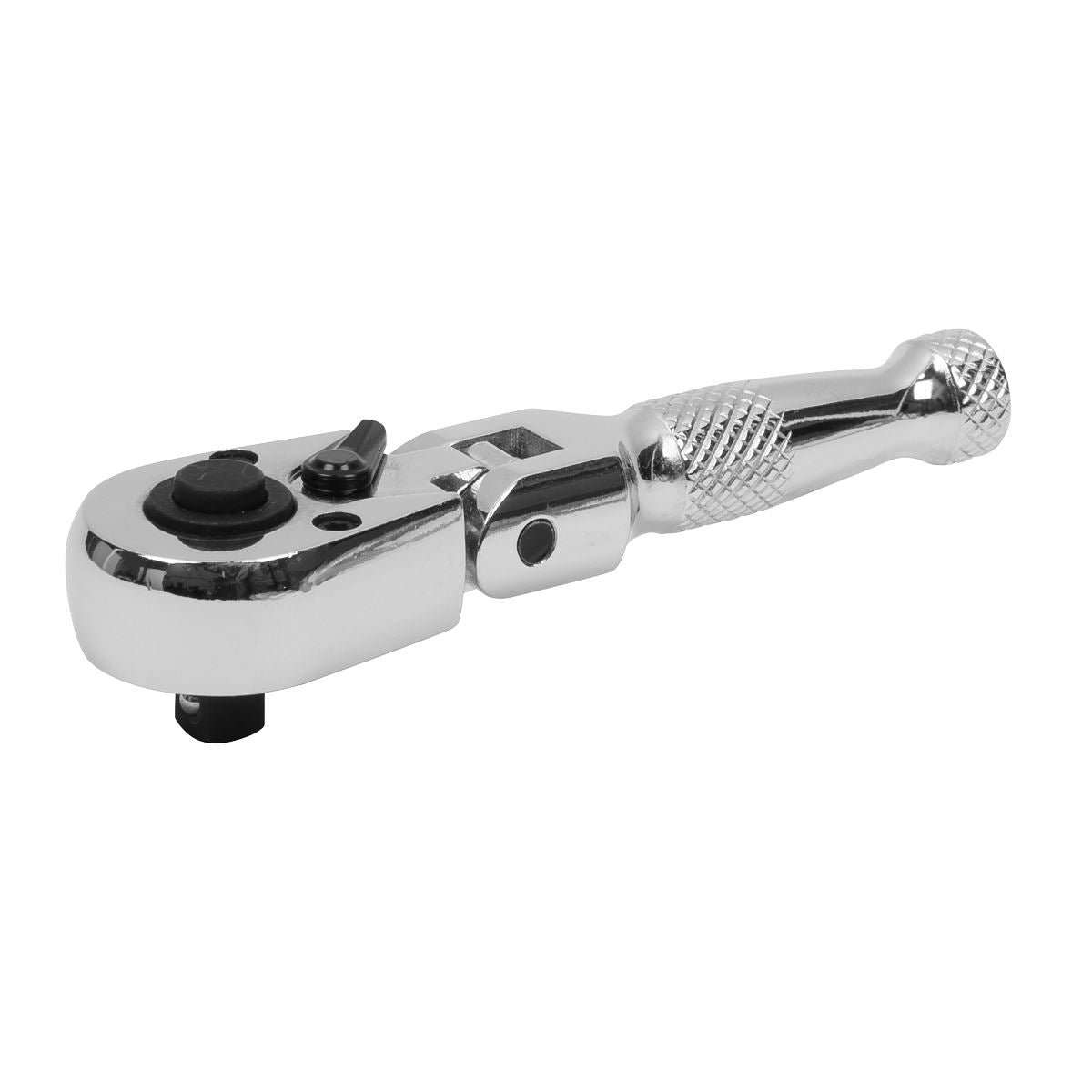 RATCHET WRENCH FLEXI-HEAD STUBBY 1/4inchSQ DRIVE