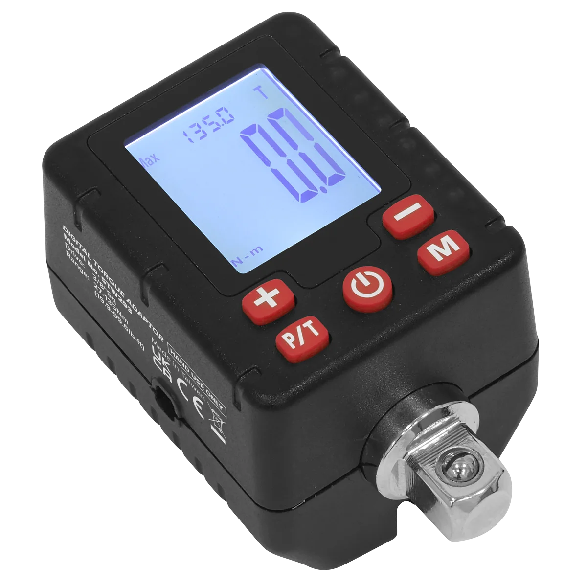 Sealey Premier Digital Torque Adaptor 3/8" Sq Drive 27-135Nm