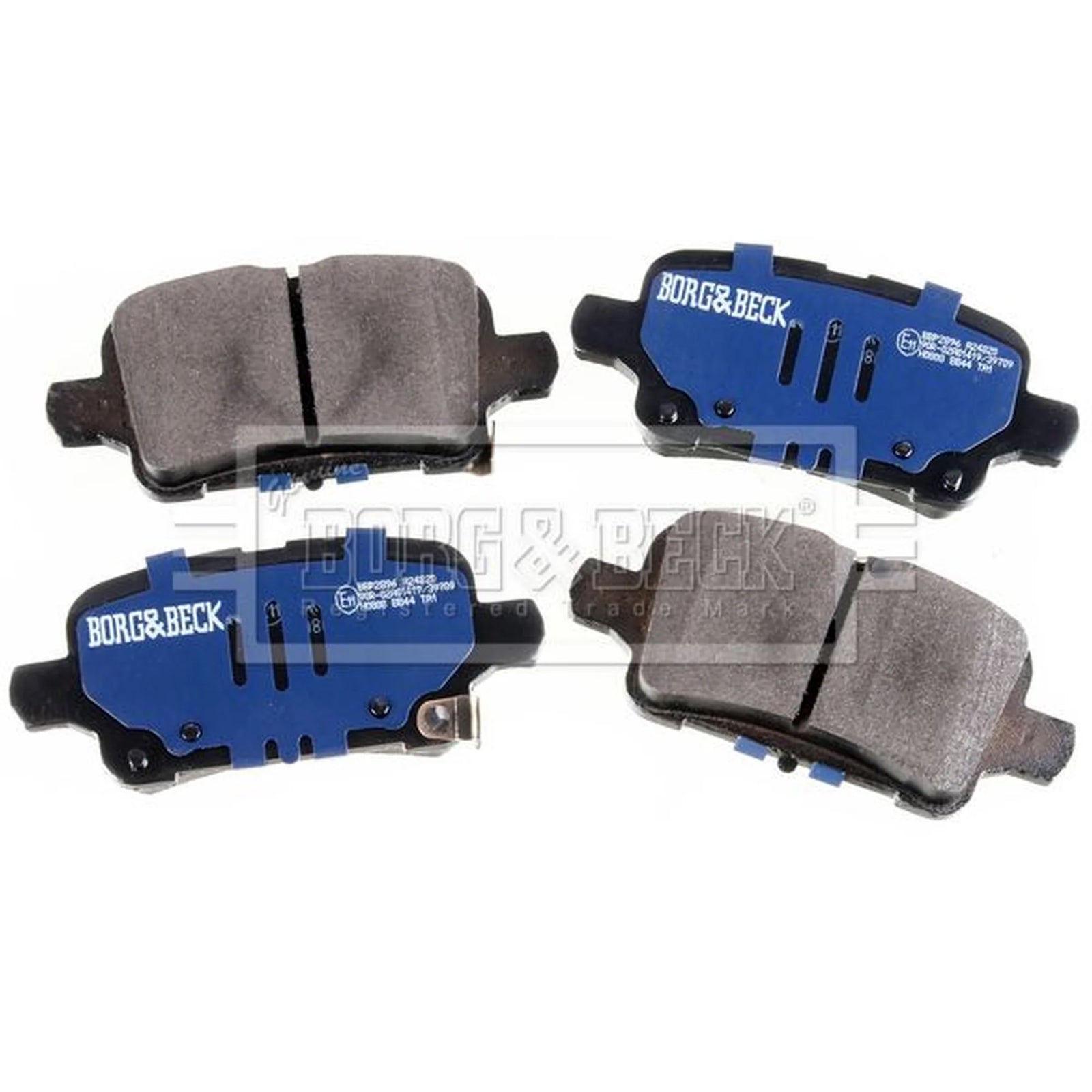Borg & Beck 4 x Rear Brake Pad Set BBP2896