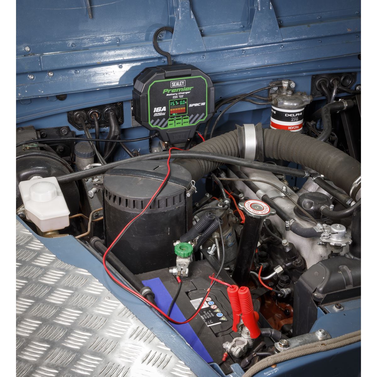 Sealey Premier Battery Charger 16A Fully Automatic SPBC16