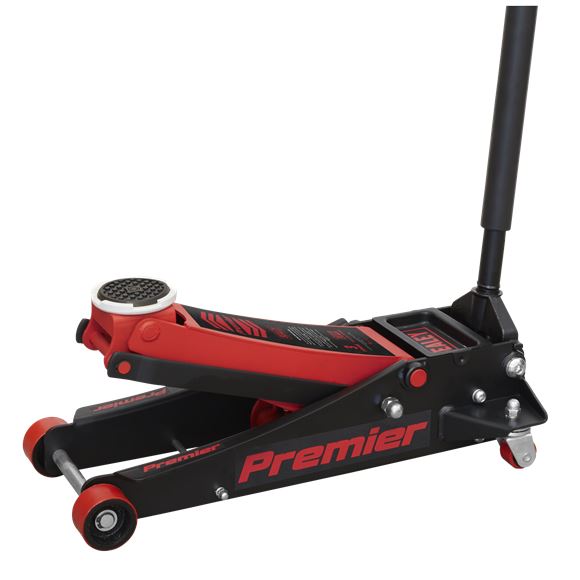 Sealey Trolley Jack 3tonne Rocket Lift Red 3040AR