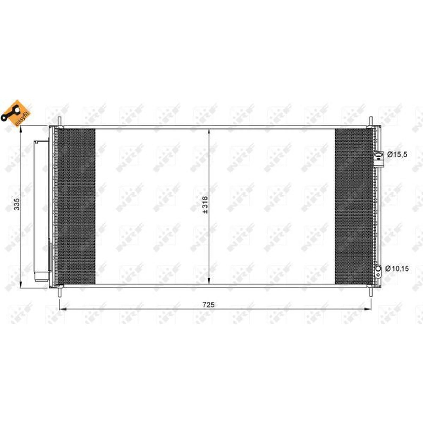 NRF Air Conditioning Condenser 35943